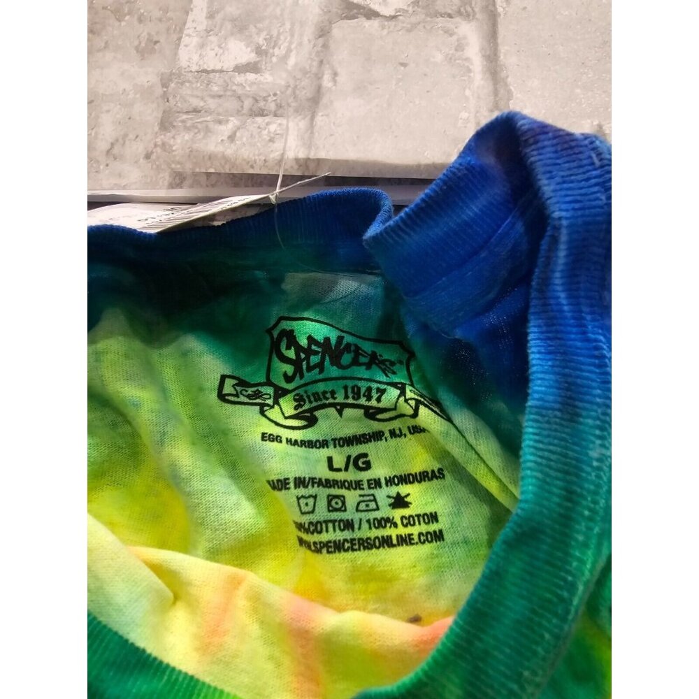 Spencers Sz Large NWT Tie Dye My Shirt is Brighter Than Your Future Shirt‎ - Picture 4 of 5